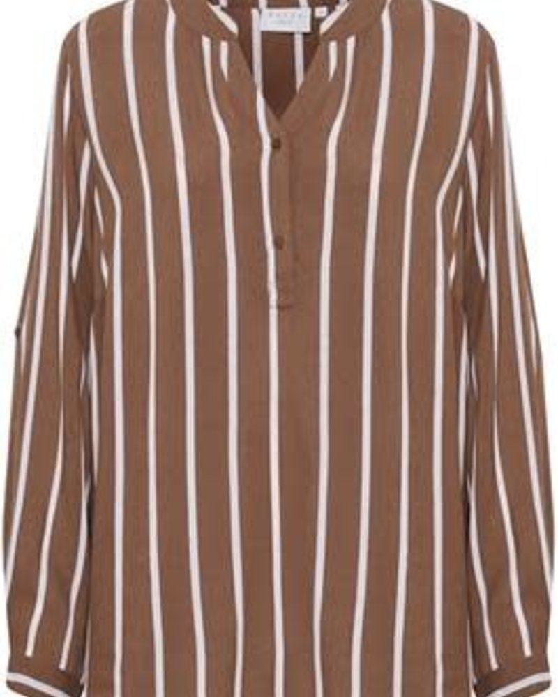 Kaffe / Kaffe Curve blouse Sida toffee brown