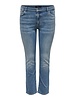 Only Carmakoma straight jeans Alicia medium blue