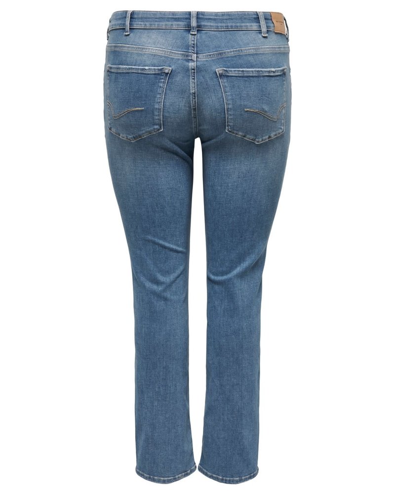 Only Carmakoma straight jeans Alicia medium blue