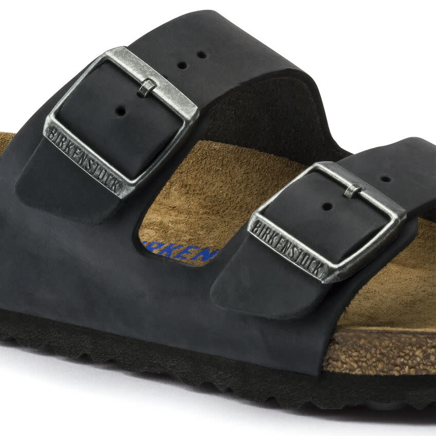 Black leather arizona birkenstocks deals