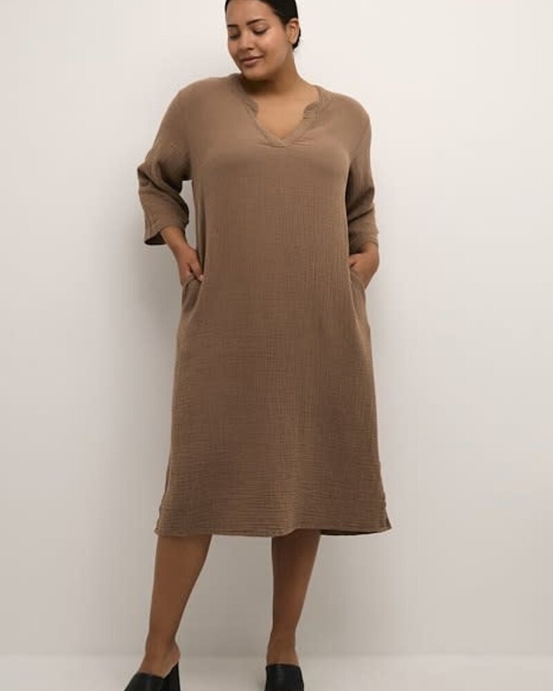 Kaffe / Kaffe Curve dress Vally soft silt