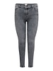 Only Carmakoma push up power skinny jeans grey