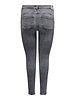 Only Carmakoma push up power skinny jeans grey