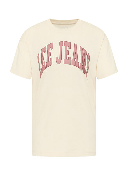 Lee jeans crew neck tee ecru