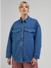 Lee jeans quilted overshirt mid cascade