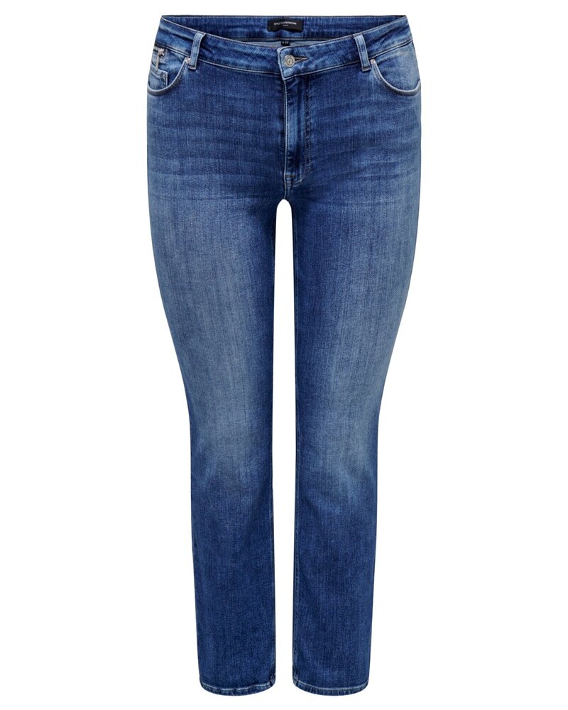 Only Carmakoma slimfit jeans EVA medium blue