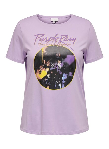 Only Carmakoma Tshirt purple rain