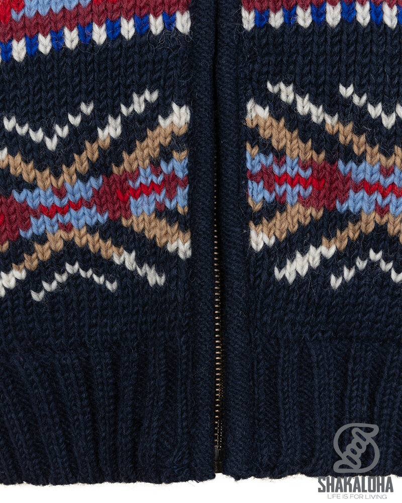 Shakaloha knitwear Gebreid wollen vest Valq multi