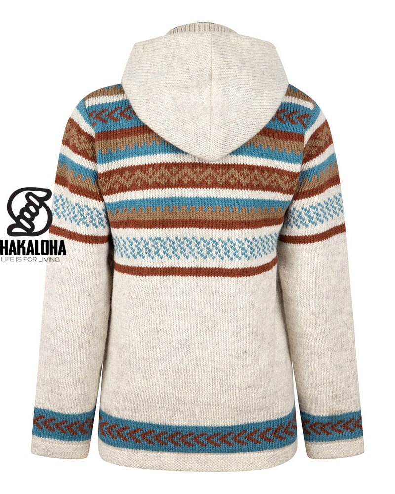 Shakaloha knitwear Gebreid wollen vest Dugle beige