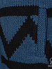 Shakaloha knitwear gebreid wollen vest Pendle ocean/black