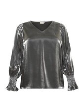 Kaffe / Kaffe Curve silver blouse Milla