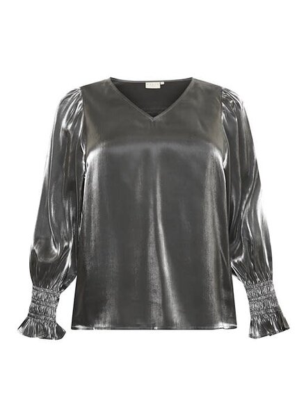 Kaffe / Kaffe Curve silver blouse Milla