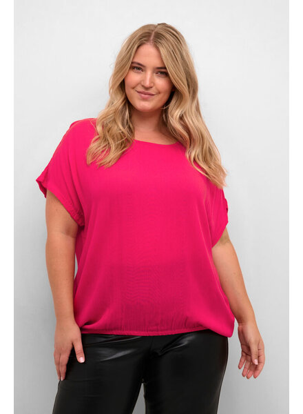 Kaffe / Kaffe Curve top Ami virtual pink