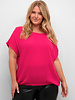 Kaffe / Kaffe Curve top Ami virtual pink