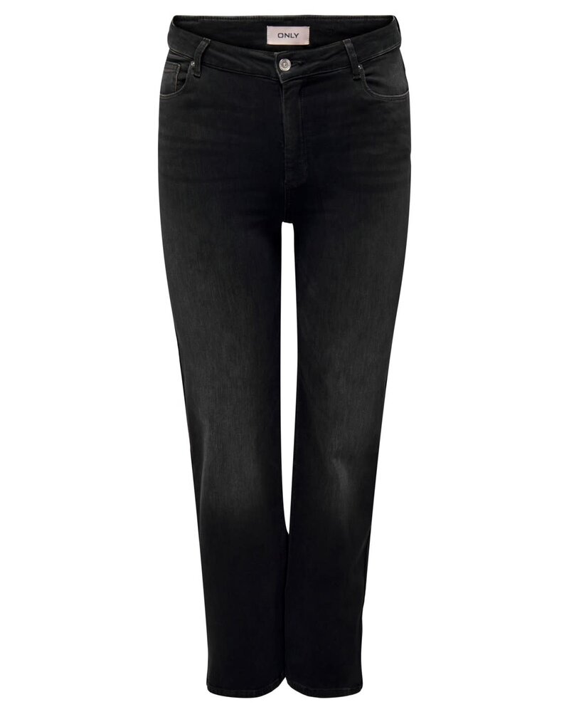 Only Carmakoma wide jeans willy black washed