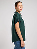 Lee jeans drapey shirt evergreen