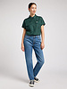 Lee jeans drapey shirt evergreen