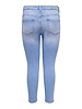 Only Carmakoma skinny jeans Willy light blue denim