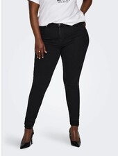 Only Carmakoma power push up jeans black