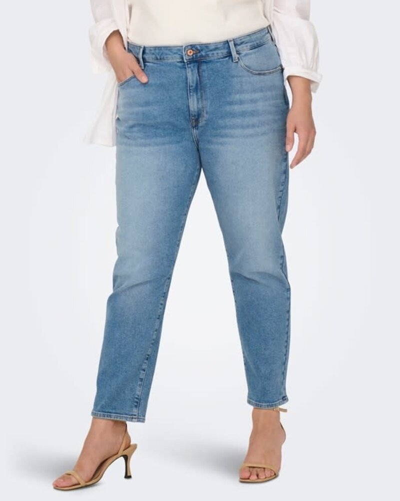 Only Carmakoma straight fit/mom jeans Mily