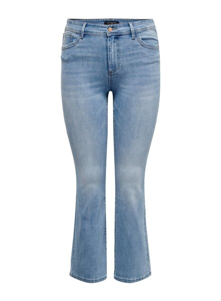 Only Carmakoma flared jeans Sally light blue