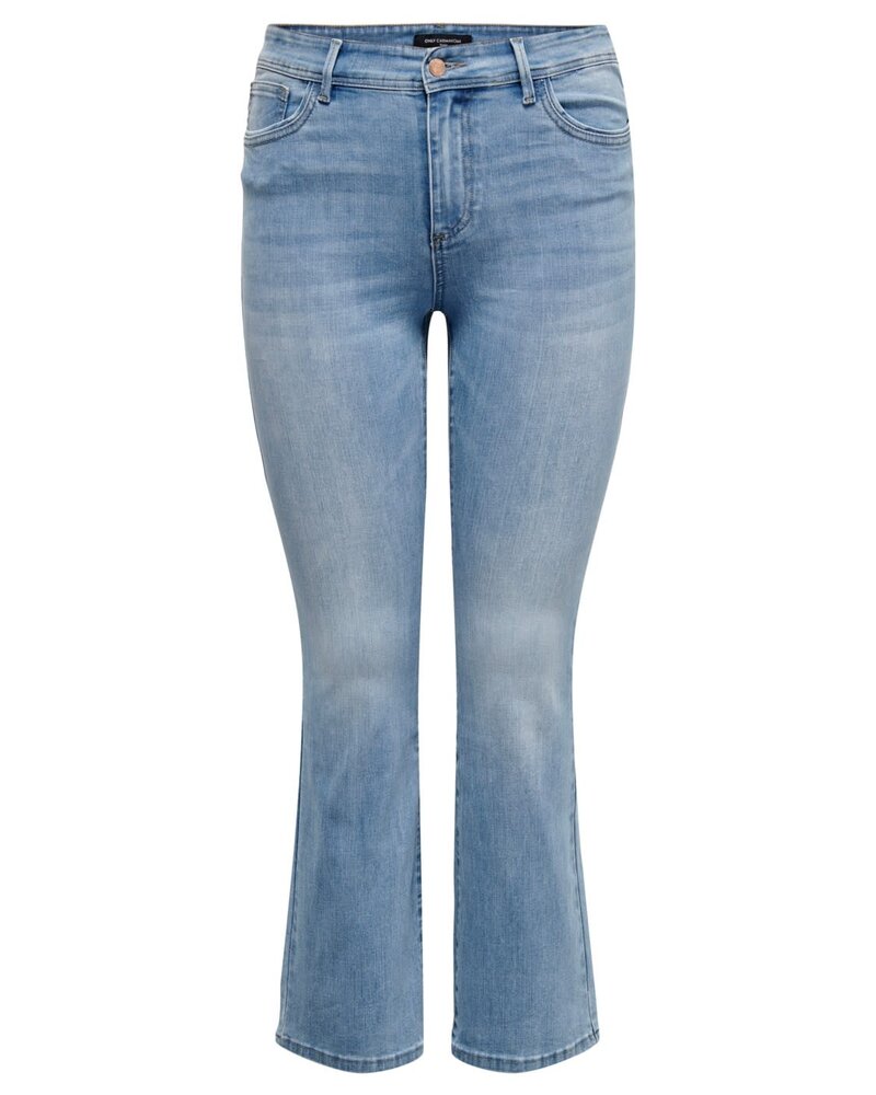 Only Carmakoma flared jeans Sally light blue