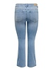 Only Carmakoma flared jeans Sally light blue