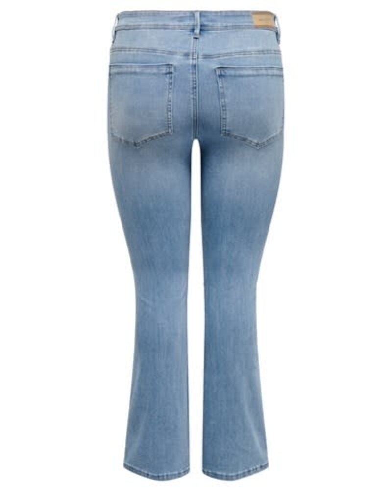 Only Carmakoma flared jeans Sally light blue