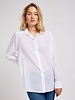 Lee jeans shirred blouse bright white LEE