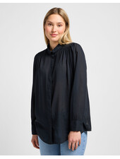 Lee jeans shirred blouse black LEE