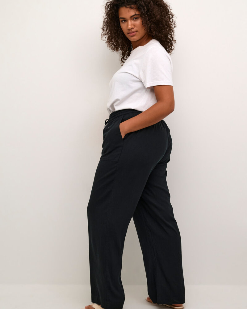 Kaffe / Kaffe Curve wide pants mille black