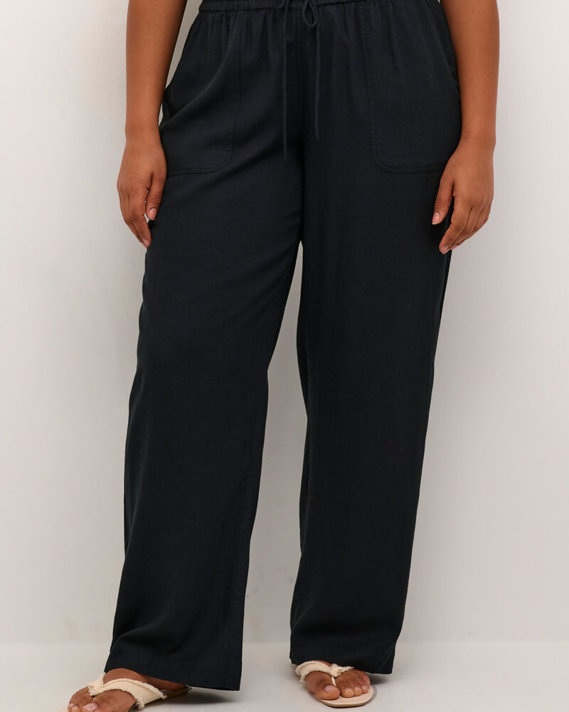 Kaffe / Kaffe Curve wide pants mille black