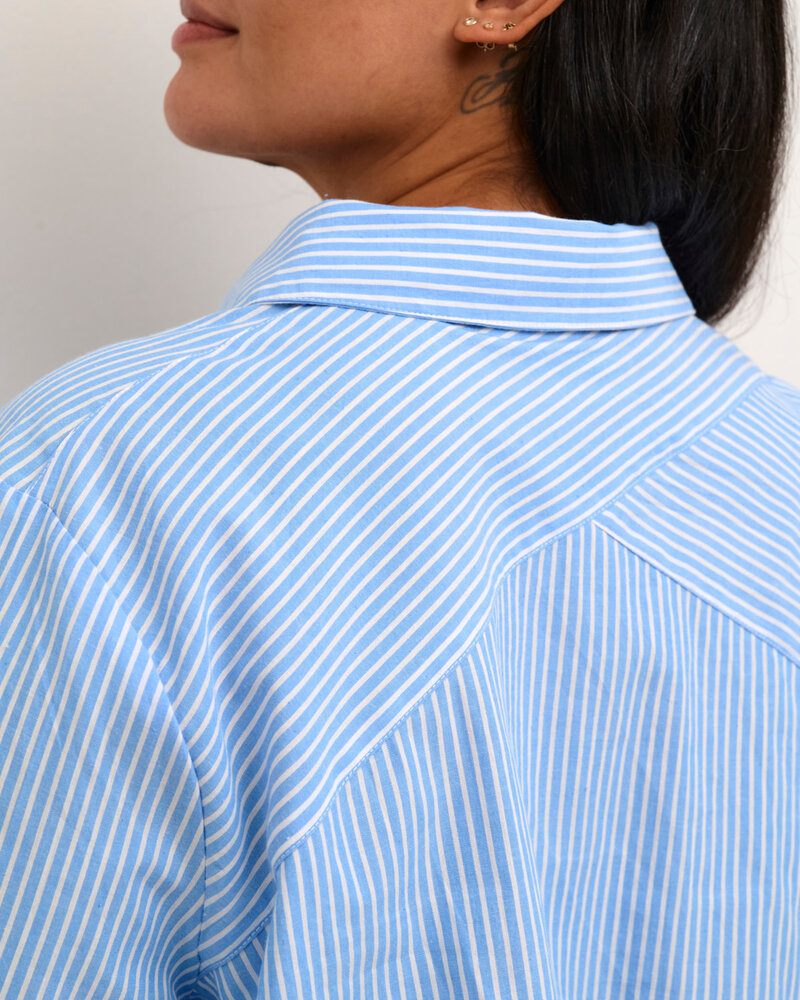 Kaffe / Kaffe Curve blouse Debra blue stripe