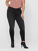 Only Carmakoma Skinny ankle jeans black willy