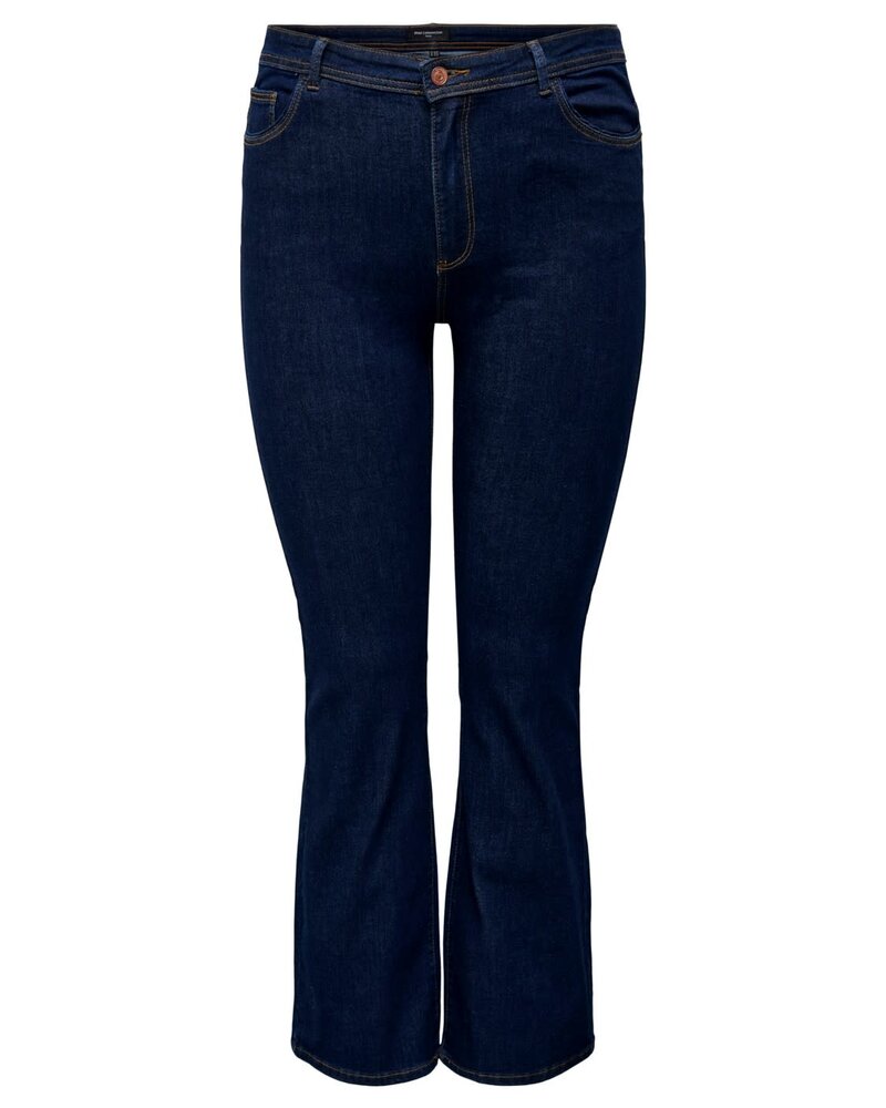 Only Carmakoma flared jeans Sally dark blue