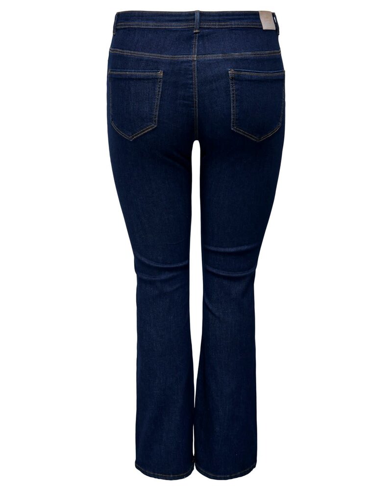 Only Carmakoma flared jeans Sally dark blue