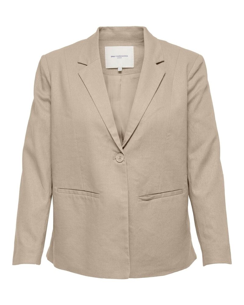 Only Carmakoma linnenmix blazer Caro