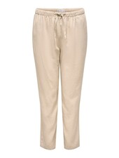 Only Carmakoma linnenmix pants Caro oxford tan