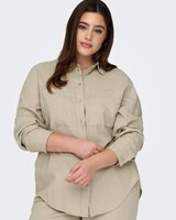 Only Carmakoma blouse Caro Tan