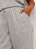 Kaffe / Kaffe Curve pants mille stripe black/chalk