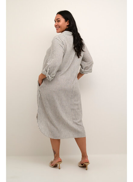 Kaffe / Kaffe Curve shirtdress Mille stripe