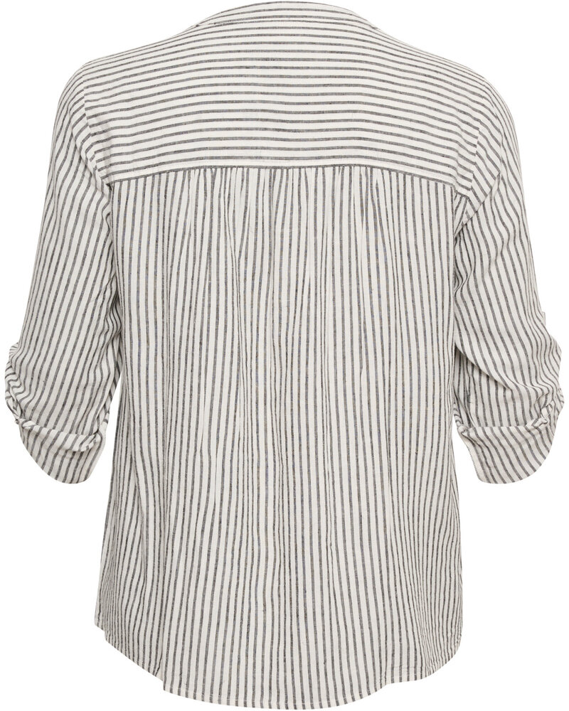 Kaffe / Kaffe Curve blouse Mille chalk/black stripe