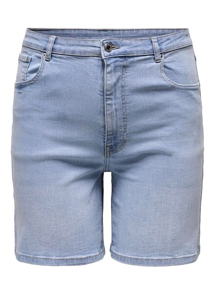 Only Carmakoma denim shorts juicy light blue