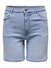 Only Carmakoma denim shorts juicy light blue