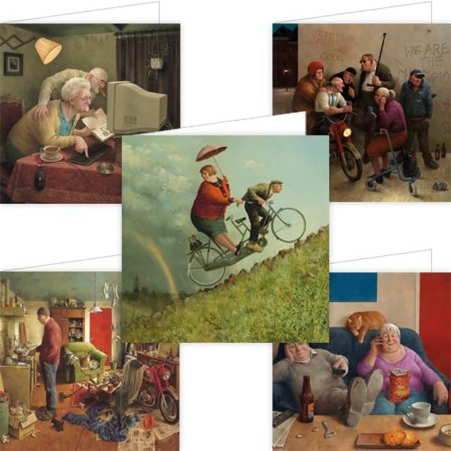 Set van 5 Marius van Dokkum Wenskaarten (nr2)