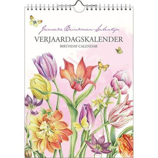 Comello Janneke Brinkman Calendrier des anniversaires Tulipes