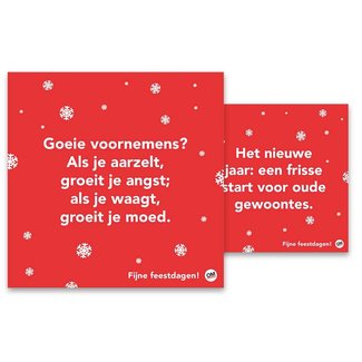 Comello Omdenken Weihnachtskarten