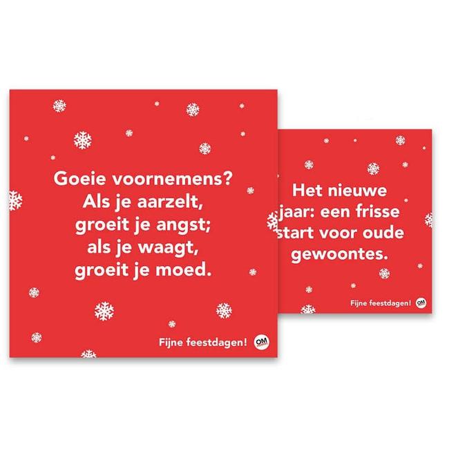 Comello Cartes de Noël Omdenken