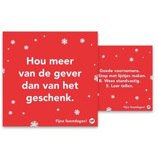 Comello Cartes de Noël Omdenken