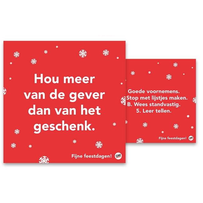 Biglietti di Natale Omdenken